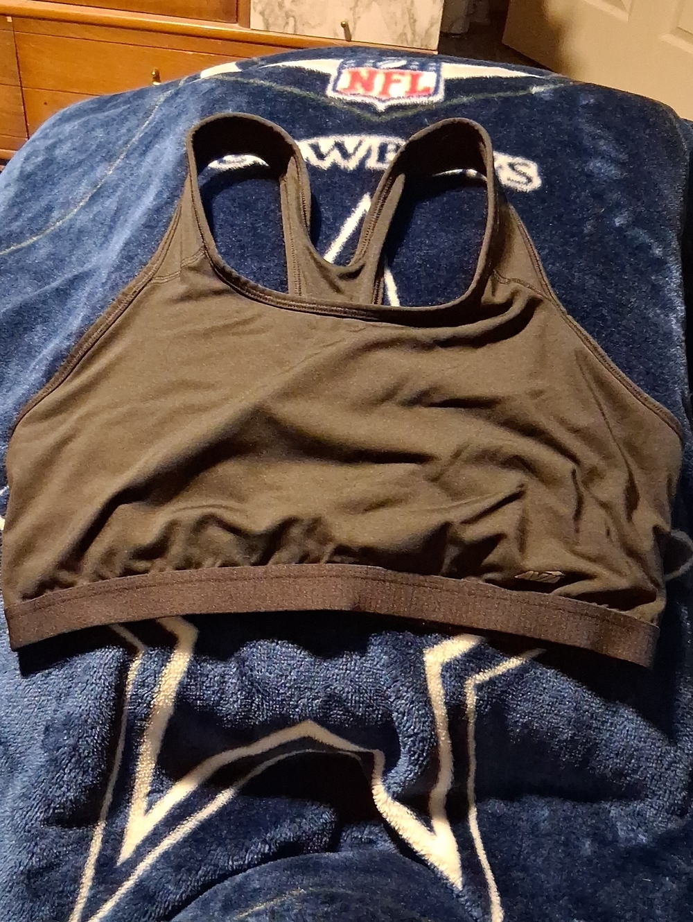 Avia Black Racerback Sports Bra